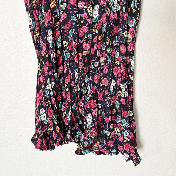 NC 17 by Danielle Karen Vintage 90s Floral Button Up Mini Dress - Picture 6 of 9